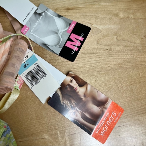 NWT bra lot Maidenfor and Warners size 36C - Picture 2 of 4